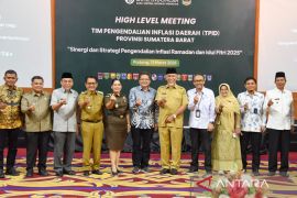 Gubernur Sumbar ajak bupati/wali kota bersinergi jaga stabilitas harga