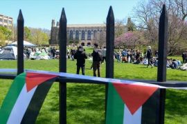 AS cabut visa puluhan mahasiswa di tengah aksi bela Palestina