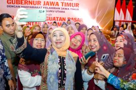 Gubernur Khofifah silahturahmi bersama warga Jatim di Maluku Utara