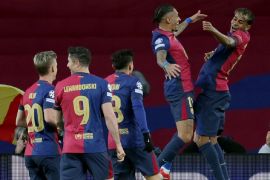 Cetak dua gol ke gawang Benfica, Raphinha sejajar Ronaldo di Barcelona