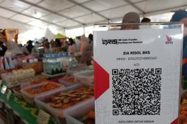 QRIS Bank Kalbar beri kemudahan transaksi UMKM dan pembeli pasar juadah Ramadhan