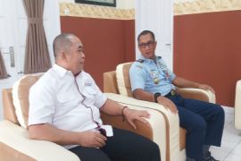 Danlanud Sutan Sjahrir-Kabiro Antara Sumbar sharing sinergi hingga ketahanan pangan