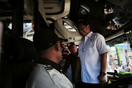 Menhub tinjau Terminal Rajabasa  pastikan mudik aman