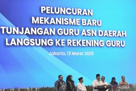 Prabowo luncurkan mekanisme baru penyaluran tunjangan guru ASN daerah