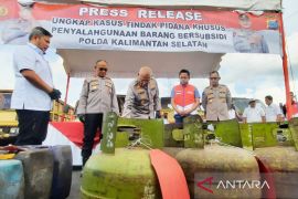 Polda Kalsel sita 179 tabung elpiji dari pangkalan nakal jual di atas HET