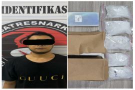 Polresta Banjarmasin bekuk pria miliki hampir setengah kg sabu