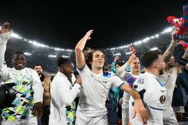 Lazio melaju ke perempat final meski ditahan imbang Viktoria Plzen