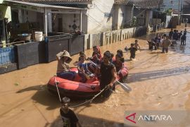 Dampak Banjir di Cimanggung Sumedang