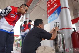 Pertamina tera ulang dispenser BBM di SPBU dan Pertashop