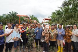 Pemkab OKI  salurkan alsintan kepada Brigade Pangan Air Sugihan