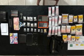 Polres Simalungun ringkus empat pemuda, miliki tiga jenis narkoba