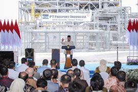 Presiden resmikan pabrik pemurnian logam mulia PTFI