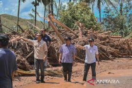 Irigasi Pertanian ancur diantam Banjir Padangsidimpuan