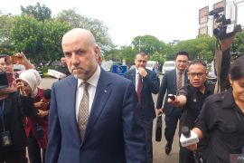 Penasihat Presiden Palestina Mahmoud Al-Habbash kunjungi Istana Kepresidenan Jakarta