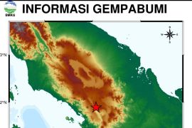 BMKG: Gempa di Tapanuli  Utara akibat adanya aktivitas sesar aktif
