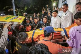 Polda Lampung olah TKP lokasi penembakan tiga polisi