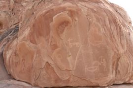 Lukisan batu kuno ditemukan di China barat laut