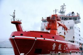 Kapal pemecah es Xuelong 2 buka pintu untuk publik di Selandia Baru
