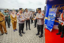 Kapolri cek kesiapan "valet and ride" sambut mudik Lebaran di Brebes