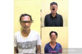 Ditpolairud Polda Babel ringkus tiga kawanan pencuri pasir timah di KIP PT Timah