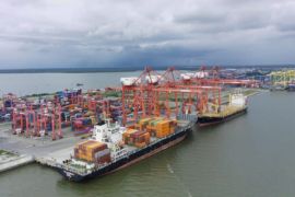 Volume bongkar muat di Pelabuhan Belawan 48.251 TEUs  pada Februari