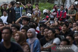 Nobar Timnas Indonesia lawan Australia di Kota Serang