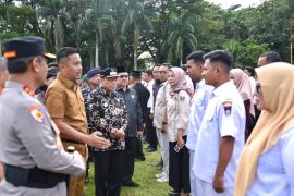 Wawako Maigus Nasir hadiri Apel Gelar Pasukan Operasi Kepolisian Terpusat "Ketupat"pengamanan Idul Fitri 1446 H