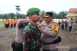 140 personel petugas gabungan amankan mudik libur lebaran tahun 2025 di Padang Lawas