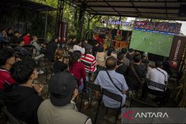 Nonton bareng Timnas Indonesia di Kota Cimahi