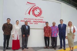 Kedubes luncurkan logo bilateral RI-Polandia gambar Garuda-Elang Putih