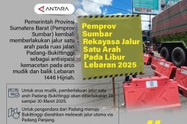 Pemprov Sumbar rekayasa jalur satu arah pada libur lebaran 2025