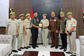 Danseskoad Mayjen Edwin Adrian apresiasi kunjungan Ketum PPM Patriani