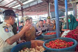 Harga cabai di pasar tradisional Kota Jambi bergerak naik