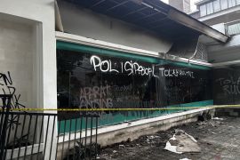Polrestabes Bandung selidiki pembakaran kantor Hana Bank oleh massa