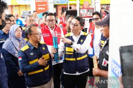 Setjen KESDM, pastikan keamanan pasokan BBM dan LPG di Sumbagsel jelang Idul Fitri