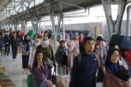 KAI: 345.017 penumpang berangkat di tiga hari periode angkutan Lebaran