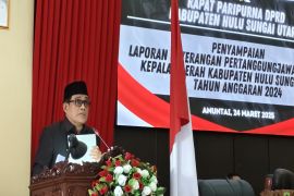Bupati HSU sampaikan LKPJ tahun anggaran 2024