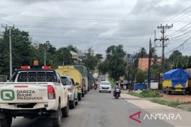 Jalan Lintas Timur Palembang - Banyuasin mulai dipadati pemudik
