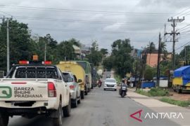 Jalan Lintas Timur Palembang-Banyuasin mulai dipadati pemudik