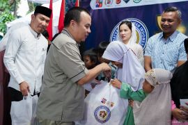 DPRD dan PWI Kota Bogor santuni ratusan anak yatim dan duafa saat acara buka puasa bersama