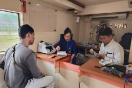 Sambut Idul Fitri E-Buzz BRI hadirkan penukaran uang baru di Serambi 2025