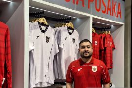 Penjualan jersei Timnas Indonesia tembus 100 ribu unit