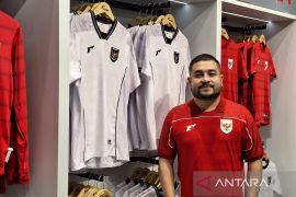 Erspo sebut total telah jual sekitar 100 ribu jersei Timnas Indonesia