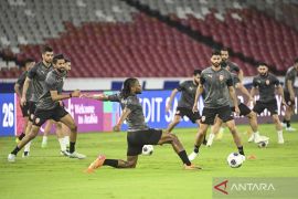 Timnas Bahrain jajal lapangan SUGBK jelang hadapi Timnas Indonesia