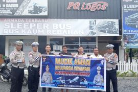 Polresta Palangka Raya sosialisasikan mudik Lebaran aman