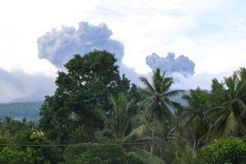 Mount Dukono erupts: Volcanic ash column rises 600 meters