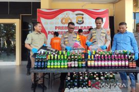 Polresta Bengkulu sita 632 botol miras pada operasi pekat Nala 2025
