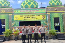 Polres OKU siagakan tujuh  posko mudik Lebaran