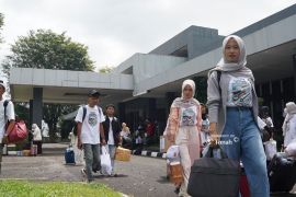 Antusias  tinggi, peserta Mudik Gratis PT Timah berharap kouta ditambah