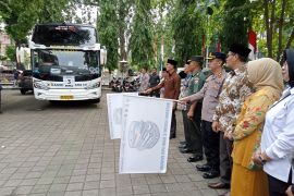 Mataram lepas rombongan mudik gratis 2025